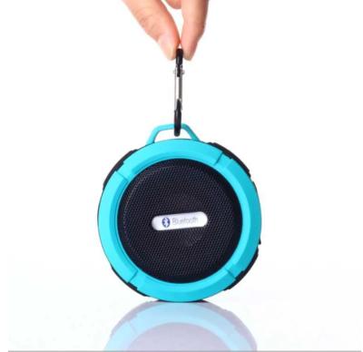 China No Factory Price Wireless Portable Waterproof Speaker Sound Box with Handsfree Hook TF Card Slot for Smartphones for sale