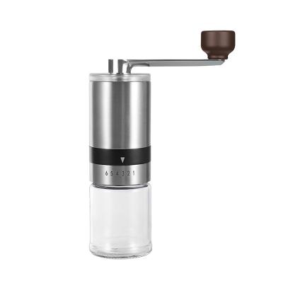 China Stainless Steel Ceramic Portable Espresso Willthy Coffee Bean Grinder Hand Crank Precise Core Stored Manual Coffee Grinder for sale