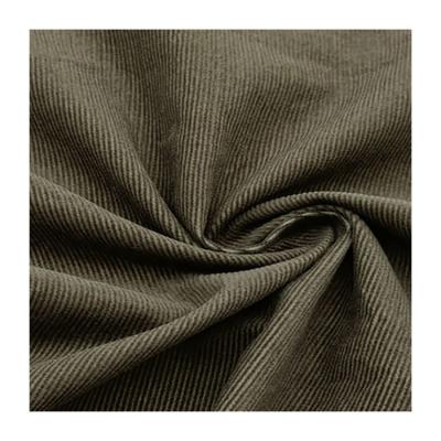 China Factory Wicking Instant Sheer Corduroy Fabric Dark Gray Dyed 24W Cotton Fabric Surplus Inventory for sale