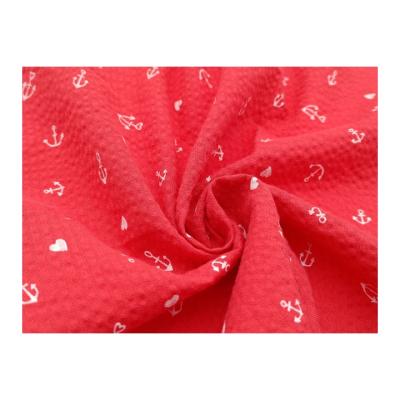 China Wicking Customized Wholesale High Quality Red Cotton Material Printed Fabric for sale