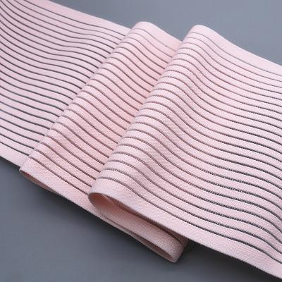 China Factory Custom Medical Fish Elastic Strap Verified Silk Elastic Band for Abdorminal Waist Support Belt for sale