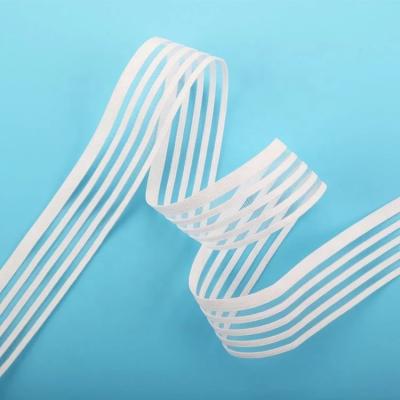 China Wholesale Elastic Manufacturer Color Nylon Bra Ties Elastic Lace Bands Wrist Band Printing Band Elastics For Lingerie for sale