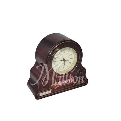 China Small Tin Metal Can Food Table Clock for sale