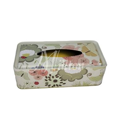 China Rectangular Household Products Tissue Box With Hole for sale