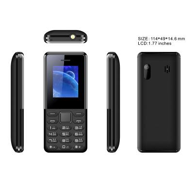 China New QWERTY Keyboard 2022 Unisoc T107 Factory OEM and ODM 1.7 Inch Dual Sim 4g Lte Keypad Bar Feature Phone for sale