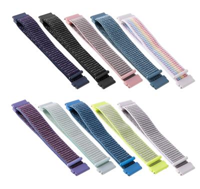 China Fabric Factory Direct Selling Best Price Adjustable Knitted Color Strap Self-loop Woven Strap for sale