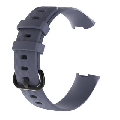 China Factory Direct Sale Strap Fitness Sports Silicone Band Wristband For Fitbit Charge 3/4 S/L for sale