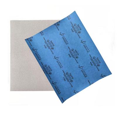 China Disc Silicon Carbide Latex Emery Paper Waterproof White Coated Dry Grinding Sandpaper for sale