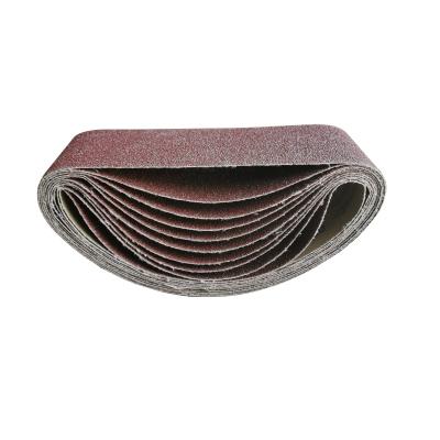 China Durable 610x100mm GXK51-P Cloth Base Aluminum Oxide Belt gxk51 Hard Abrasive Sandpaper Belts For Metal Wood for sale