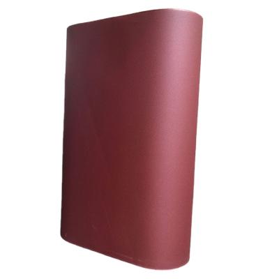 China Fiberboard 1600*2000mm Aluminum Oxide E-weight Paper Core Sanding Belt For Leather for sale