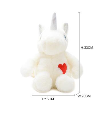 China Latest Plush Stuffed Animal Toddler Girl Unicorn Toy Traveling Bag Backpack Bagpack For Kids Girls for sale