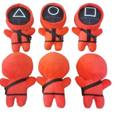 China Korea Korea New Arrival Squid Game Figure Masked Man Doll Cosplay Plush Squid Handmade Game Toy For Christmas Gift for sale