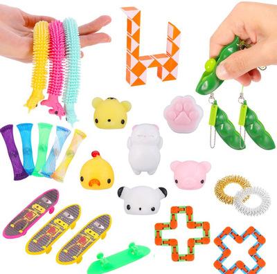 China Fidgety Person Toy Best Selling Fidgety Person Sensory Toys Set 25 Pcs Trigger And Anti-Anxiety Tools Bundle Squeeze Balls For Kids And Adults for sale