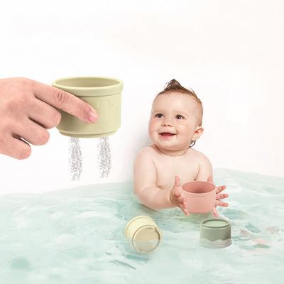 China Custom Soft Stacking Cup Toy The First Years Building Baby Stacking Cups KY12 for sale