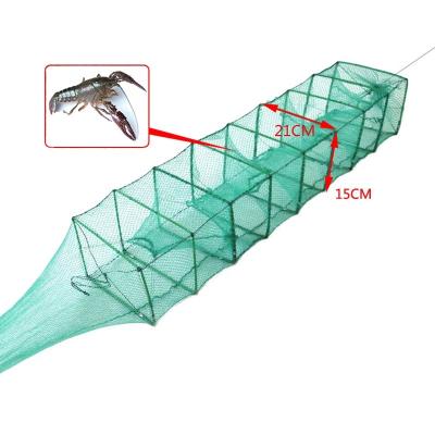 China Handmade Multifilament Trap Fishing Shrimp Cage Long for sale