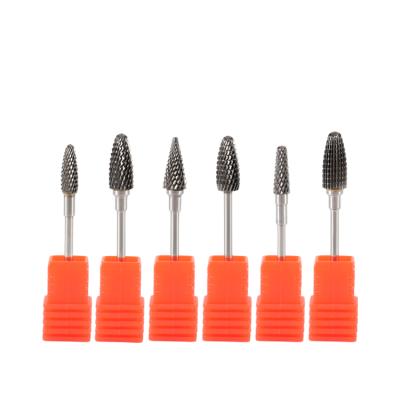 China 2021 Light Weight Tungsten Steel Drill Bits For Nails Nail Drill Bits Mixed Sets for sale