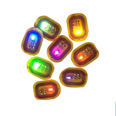 China 2021 New Design Finger Nail Beauty NFC Nail Art Sticker LED Chip Intelligent Luminous Flash Nude Sticker For Nail Salon for sale