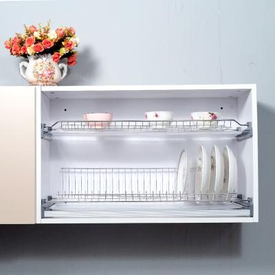 China Drawer Basket China Supplier Sideboard Metal Cabinet Hanging Dish Drying Rack Storage Wire Basket for sale