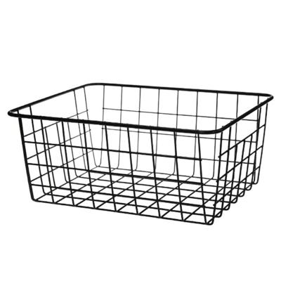 China Multifunctional Metal Wire Basket Viable Storage Basket Metal Wire Locker For Storage for sale