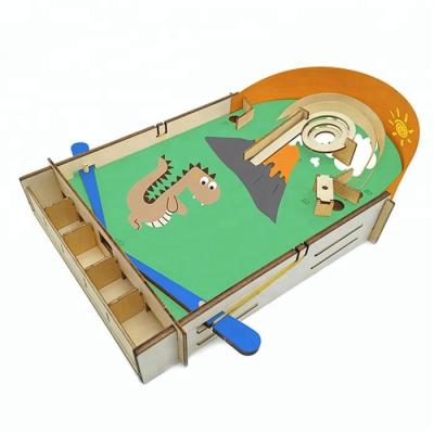 China Pinball game in plywood kit for children for sale