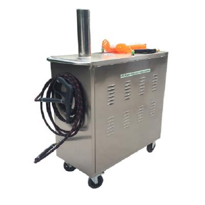 China Without Boiler CE 20 Bar Gas Steam Car Wash / Steam Industry Movable Steam Cleaning Machine for sale