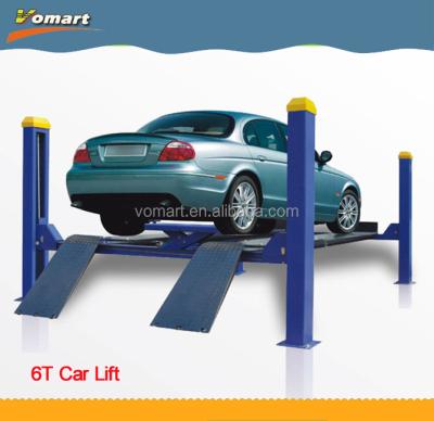 China 6T Four Post Alignment Car Lift 6000KG for sale