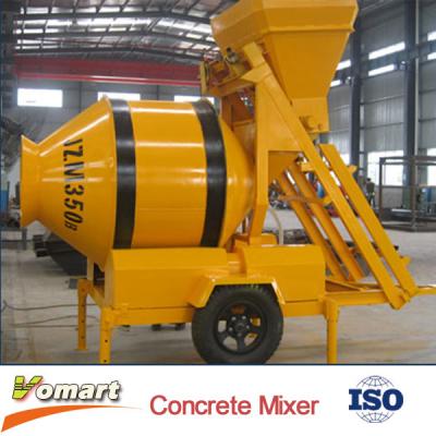 China hot new concrete mixer mobile concrete mixer with lift 350-750L for sale