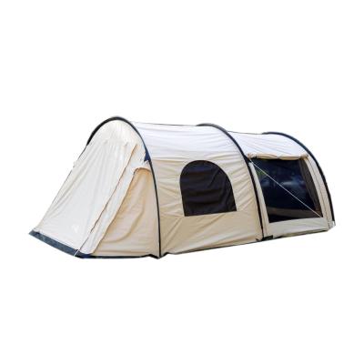 China New Design Light And Rain Proof Ripstop Cotton Canvas Bed Tunnel Tent Family Outdoor Mosquito Tents Double Layers for sale