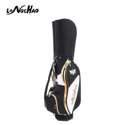 China Wholesale custom logo professional waterproof multiple golf rack nylon leather bag for sale