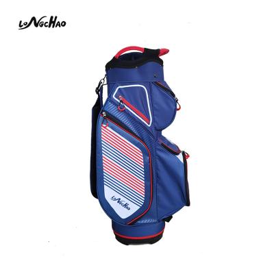 China Factory Wholesale Custom Nylon Waterproof 14 Ways Golf Stand Bag Golf Cart Bag for sale