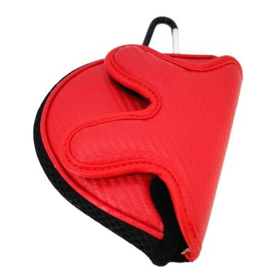 China High quality durable PU leather golf headcover custom logo golf putter cover for sale