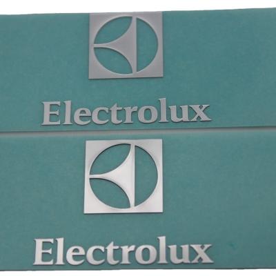 China Electroforming Logo Nickel Metal Label Computer Brand Custom 3D Decoration Sticker Logo Sticker for sale