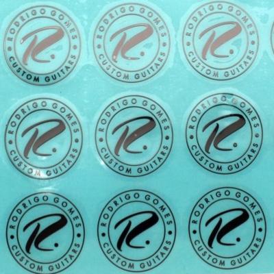 China Hot Sale Custom Electroformed Brand Logo Sticker Metal Stickers Logo for sale