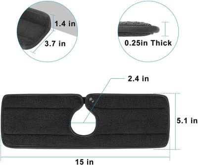 China Hot High Quality Washable Absorbable Microfiber Washable Microfiber Hot Black Gray Hot Sale Kitchen Bathroom Sink Mat Sink Splash Guard for sale