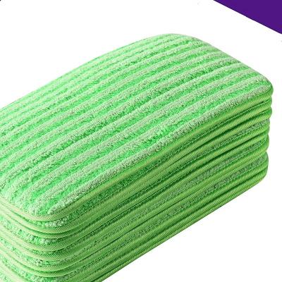 China Sustainable Reusable Mop Pads 12 Inch Washable Microfiber Mop Pad Fill Pads Compatible With Compatible With Swiffer Wetjet for sale