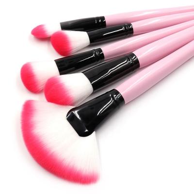 China Angular Blush Soft Synthetic Makeup Brush Women Hair Beauty Pink Makeup Brushes 24 Pcs Cosmetic Makeup Brush Kit for sale