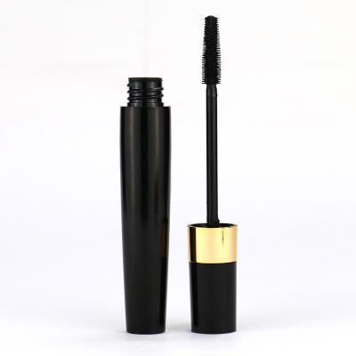 China Luxury Tube Logo Curling Eyelashes Waterproof Mascara Custom Made Black Moisturizer and Gold Mascara Comes With Packaging for sale