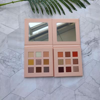 China Long Lasting Daily Makeup Nudity Eyeshadow Palette No Logo Shimmer Matte Eyeshadow Palette for sale