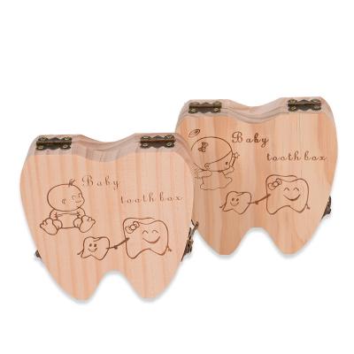 China Cheapest Eco-Freindly 2022 Fashion Gifts Arrivals Kids Tooth Collection Box Cute Milk Tooth Storage Box for sale