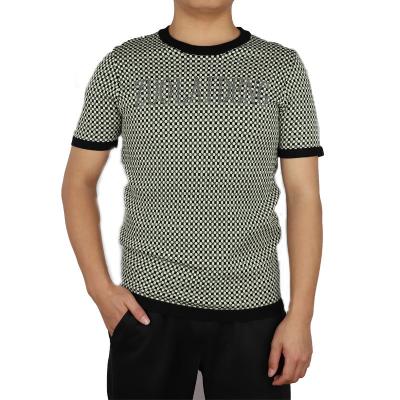 China Anti-Wrinkle Mens T-Shirt Features Casual High Quality Knitwear O-Neck for sale