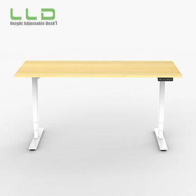 China New Design Electric Legs (Height) Adjustable 2 Lifting Height Adjustable Desk Table Stand Up Desk for sale