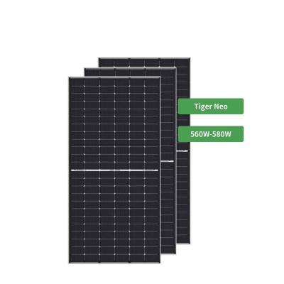 China Jinko Tiger Neo 72HL4-BDV 560-580W n-type solar panels renewable energy 560w 565w 570w 575w 580w 182mmx182mm for sale