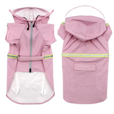 China Hot Selling Durable And Reflective Snowproof Pet Dog Rain Ponchos Waterproof Raincoat for sale