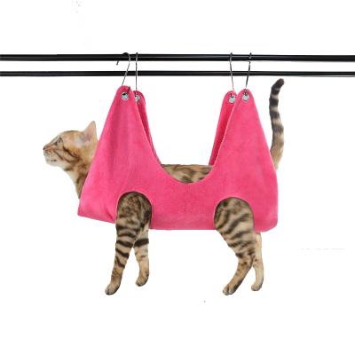 China Durable Double Thickening Soft Breathable Cat Dog Pet Grooming Hammock Viable for sale