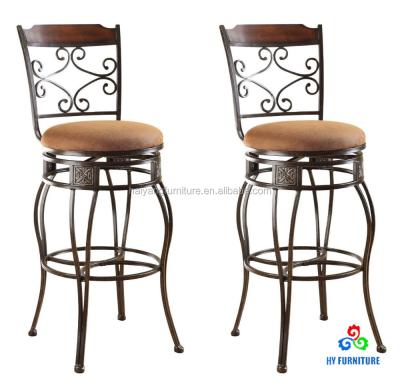 China Wholesale Bar Chair Bar Stools High Bar Chairs Fabric Seat With High Back Wholesale for sale