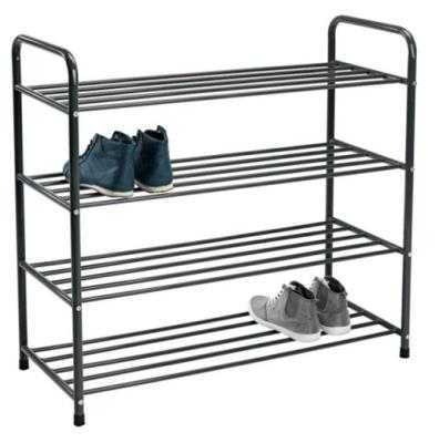 China Brief viable steel SHOES STRETCH with storage rack 2 layers shelf wholesale for sale