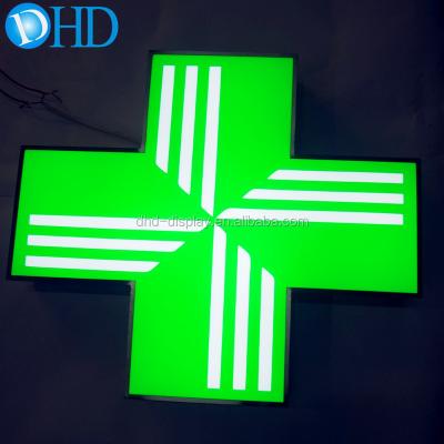 China To light up indoor outdoor metal letter sign for pharmacy store for sale