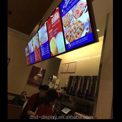 China Indoor or outdoor lighted front ledge menu light box led restaurant menu light box sign display board for sale