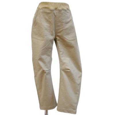 China Chinese Direct COTTON 97% Cotton Polyurethane Breathable Solid Pants For Kids Boys for sale