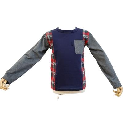 China China Regular Direct Vintage Thick Cotton Knitted Pullovers Shirts For Boy Kids for sale